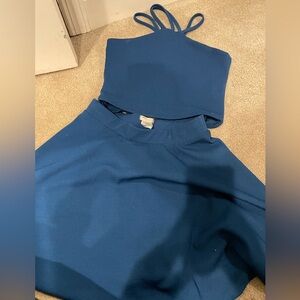 Sally Miller couture two piece dress L 12 💙 ✨
